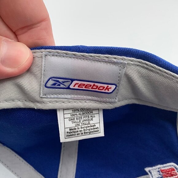 Seattle Seahawks NFL Vintage Blue Gray Reebok Adjustable Strapback Hat - Picture 6 of 7